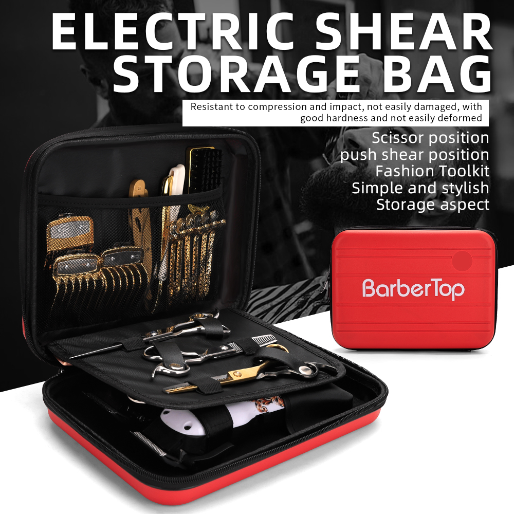 Scissor position hair tool storage bag